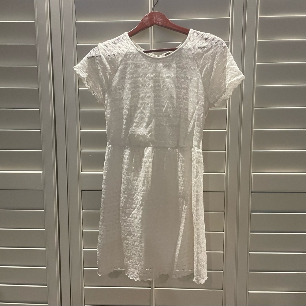 Free People White Lace Dress